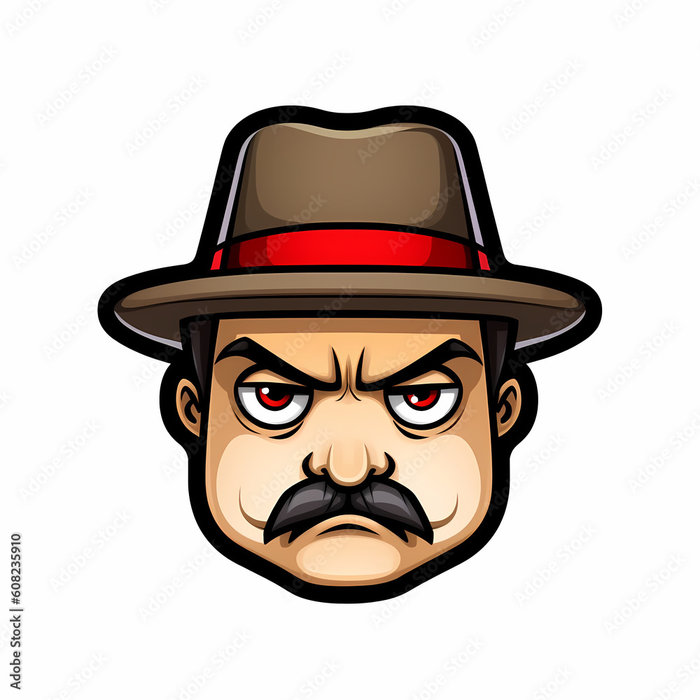 Mafia Face Cartoon