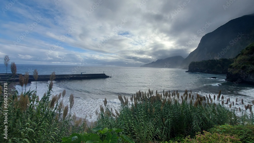 natureza, ilha da Madeira, paisagem, mar, montanha, paz