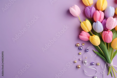 Fototapeta Naklejka Na Ścianę i Meble -  beautiful flowers on background