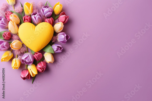 beautiful flowers on background