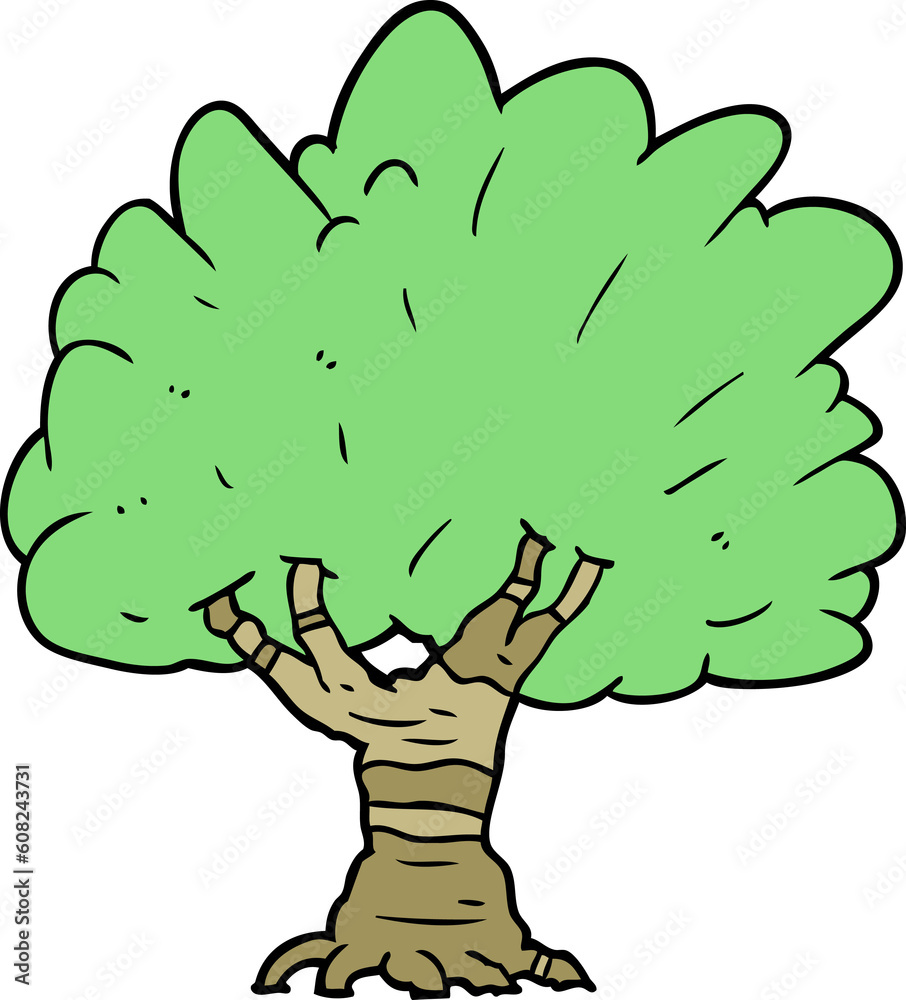 cartoon tree cartoon tree