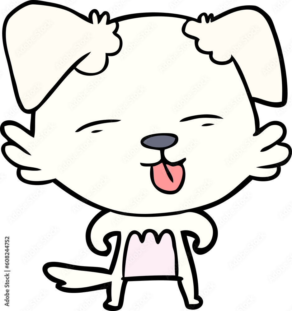 cartoon dog sticking out tongue cartoon dog sticking out tongue