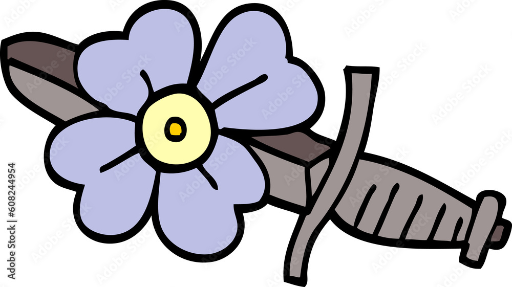 cartoon doodle tattoo dagger symbol cartoon doodle tattoo dagger symbol