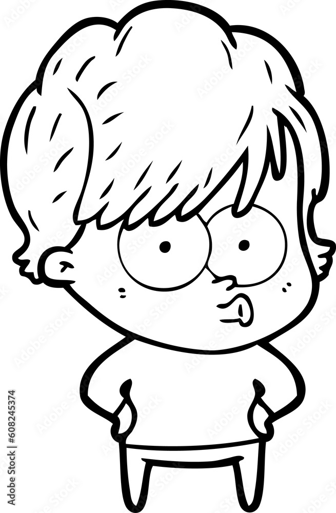 cartoon woman cartoon woman