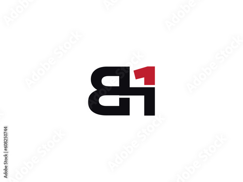 B1 Logo, Minimalist B1 Design For You
