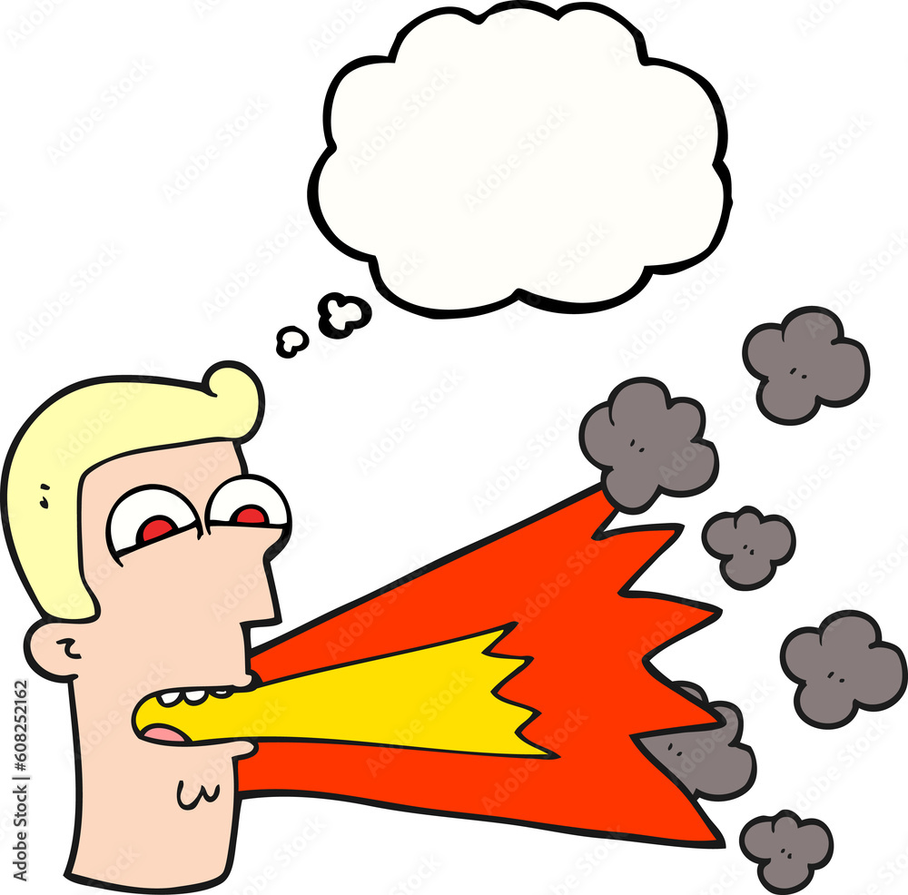 freehand drawn thought bubble cartoon shouting man freehand drawn thought bubble cartoon shouting man
