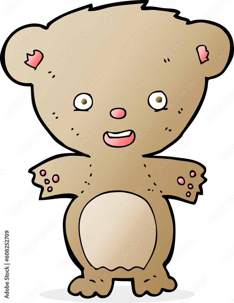 Fototapeta premium cartoon teddy bear