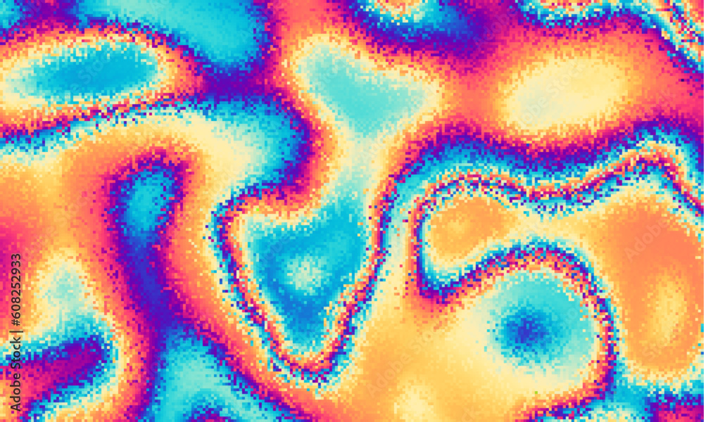 Pixilated psychedelic background. Moire overlapping effect. Vector image. Pixilated psychedelic background. Moire overlapping effect. Vector image.