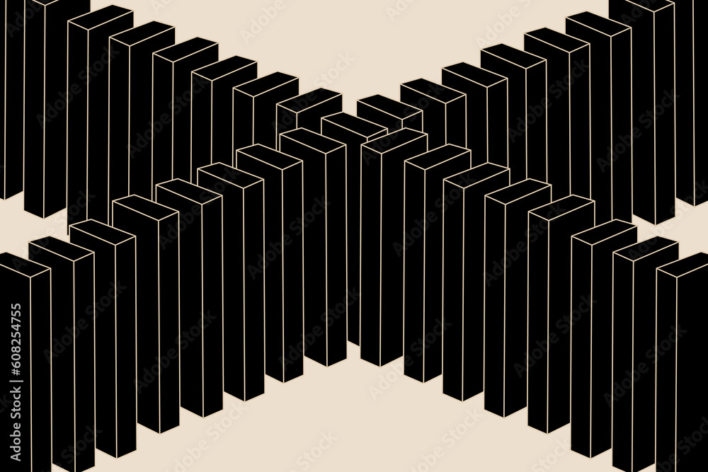 Abstract horizontal Banner with Dominoes. Geometrical Vector Art. Black knuckles on a light background. Grunge poster with Dice. Retro styled card. Abstract horizontal Banner with Dominoes. Geometrical Vector Art. Black knuckles on a light background. Grunge poster with Dice. Retro styled card.