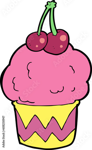 cartoon cupcake