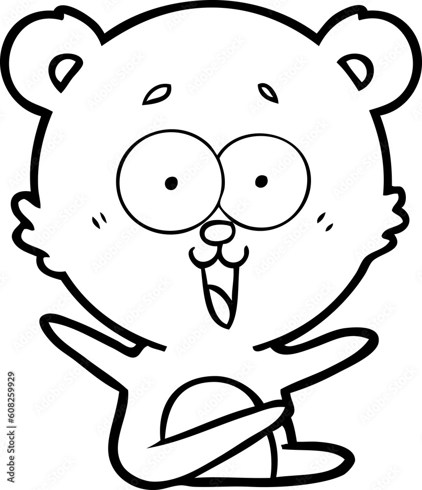 laughing teddy bear cartoon laughing teddy bear cartoon