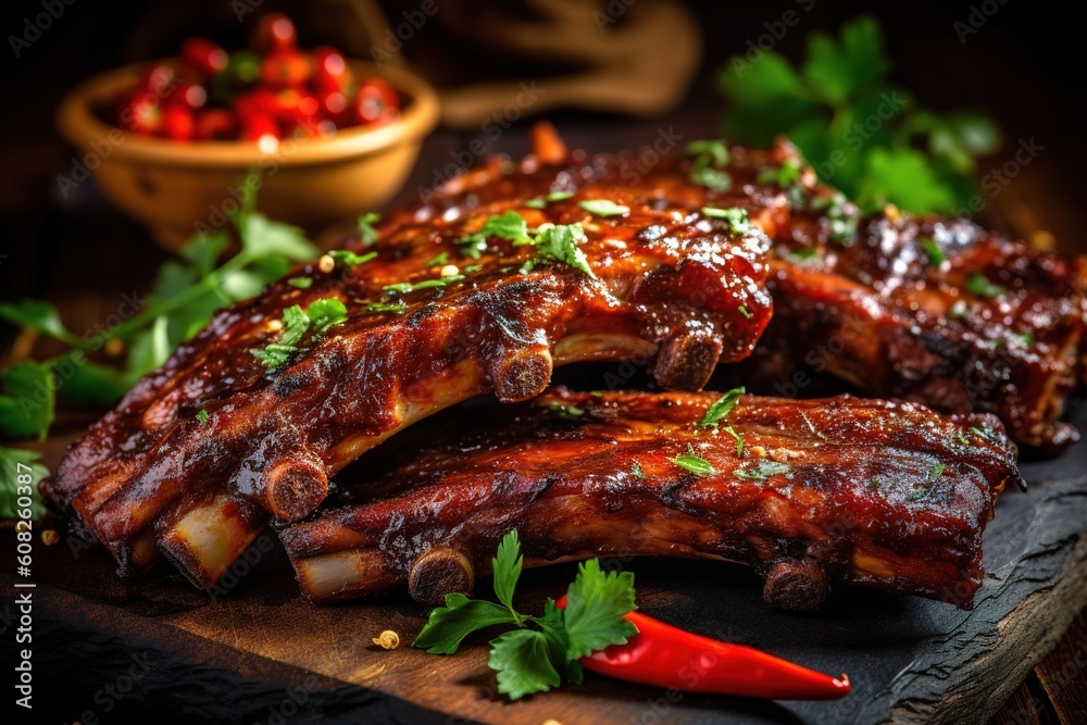 baby back ribs barbeque style generative ai baby back ribs barbeque style generative ai