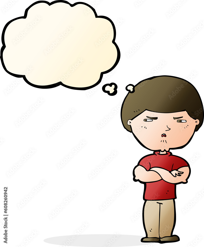 cartoon grumpy man with thought bubble cartoon grumpy man with thought bubble