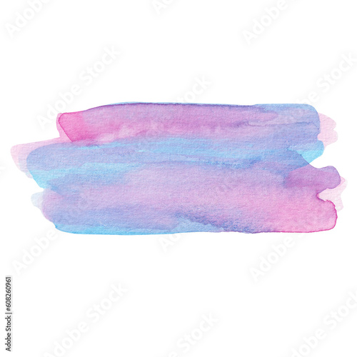Watercolor texture with brush strokes