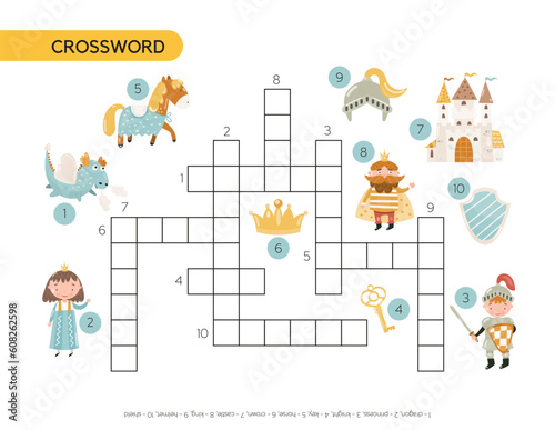 Knight Crossword Activity book