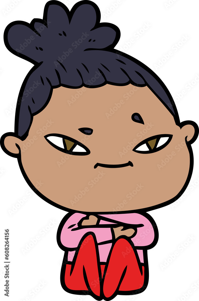 cartoon woman cartoon woman