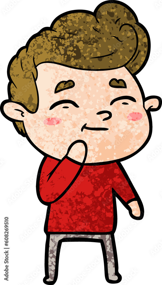 happy cartoon man happy cartoon man