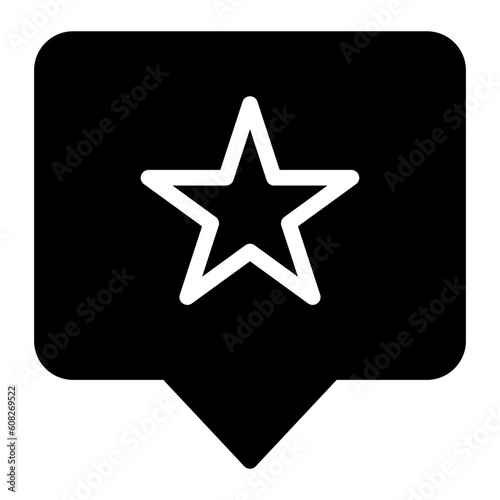 favourite glyph icon