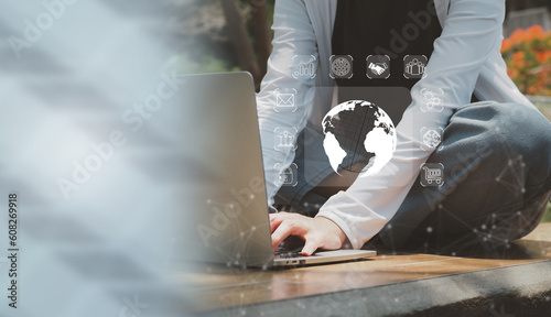 Global Internet Connectivity Technology for Business Fast and secure business customer contact finance and marketing Digital Links on Big Data Online