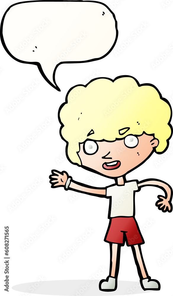 cartoon sporty person with speech bubble cartoon sporty person with speech bubble