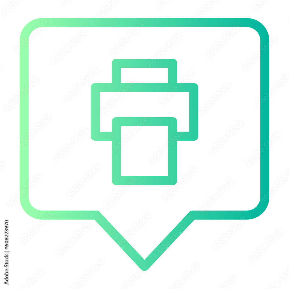 print gradient icon print gradient icon