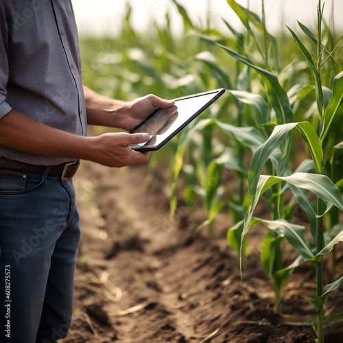 Modernizing Agriculture Agronomist Utilizing Tablet in Agricultural Field. Generative AI