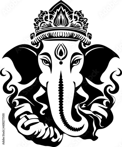 Hindu god shree ganesha images.generative al high quilaty