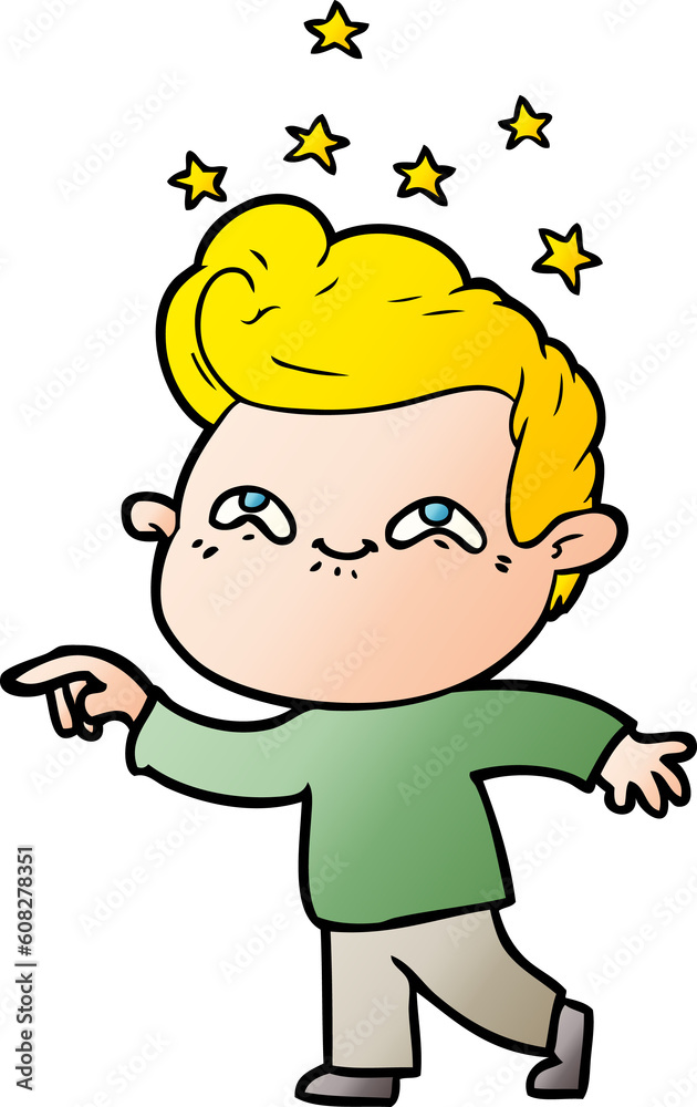 cartoon excited man cartoon excited man