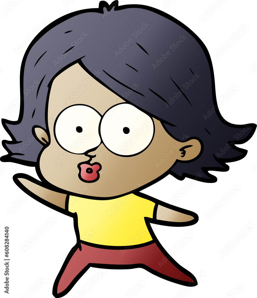 cartoon girl pouting cartoon girl pouting