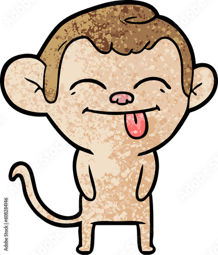 funny cartoon monkey