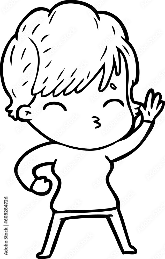 cartoon woman thinking cartoon woman thinking