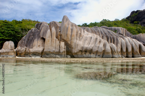 Paysages de La Digue aux Seychelles