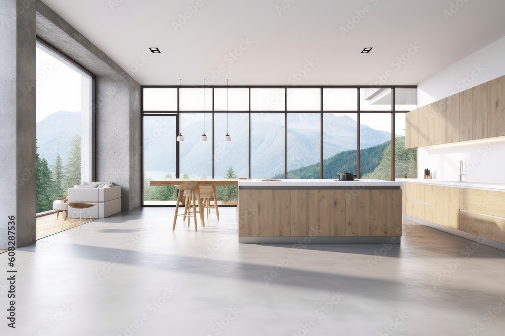Fototapeta premium Luxurious Elegant Living Room Decor. Generative AI