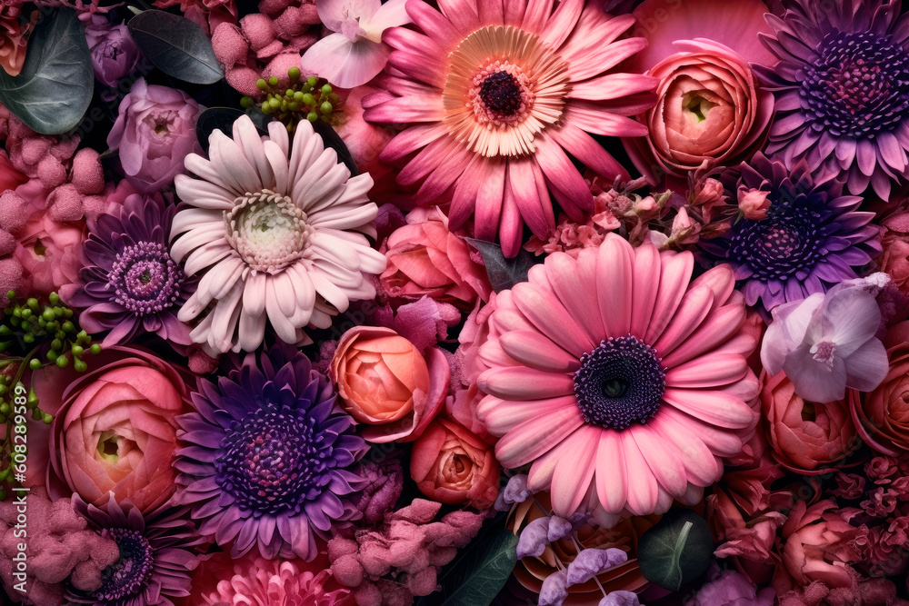Beautiful bouquet of Chrysanthemum flowers .AI generated. Beautiful bouquet of Chrysanthemum flowers .AI generated.
