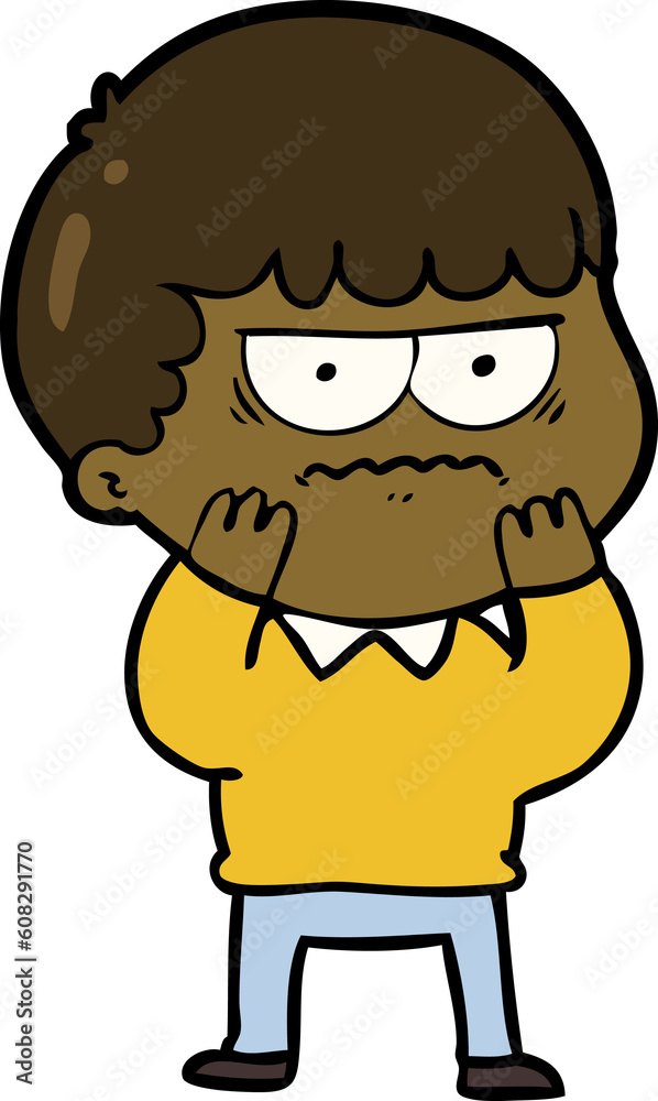 hand drawn cartoon illustration