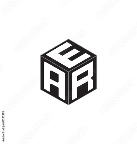 These designs are cube letter logo design 