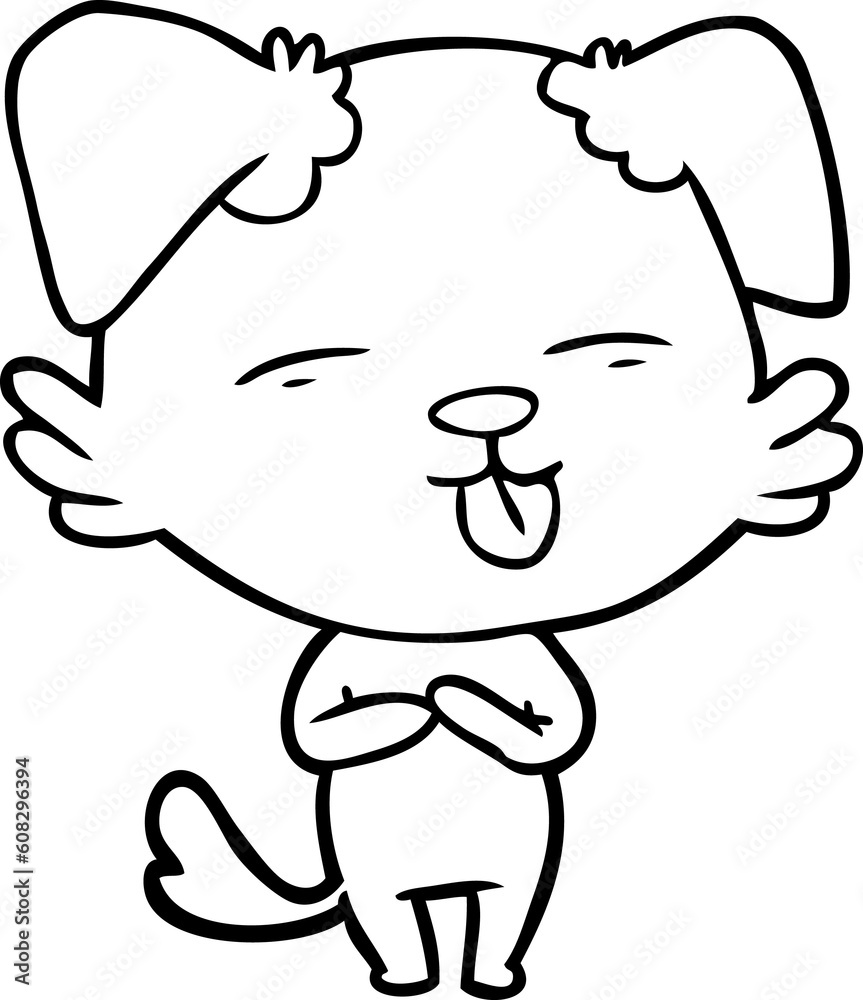 cartoon dog sticking out tongue cartoon dog sticking out tongue