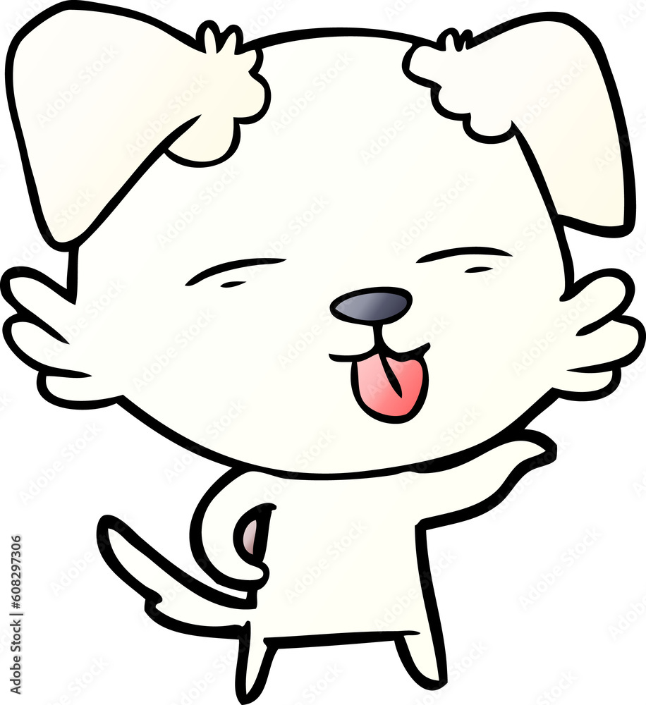 cartoon dog sticking out tongue cartoon dog sticking out tongue