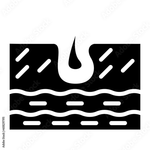 Vector Design Skin Hair Icon Style