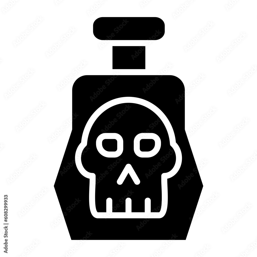 Vector Design Poison Icon Style Vector Design Poison Icon Style