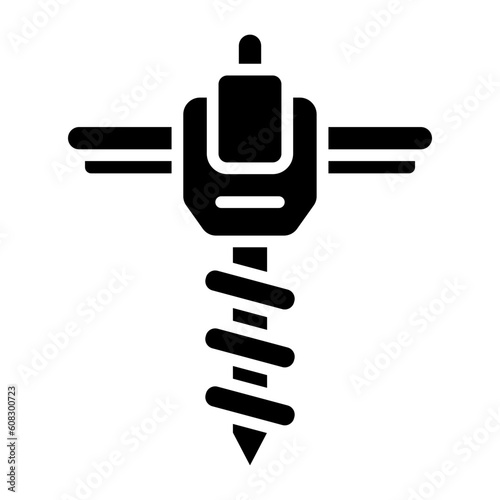 Vector Design Drain Auger Icon Style