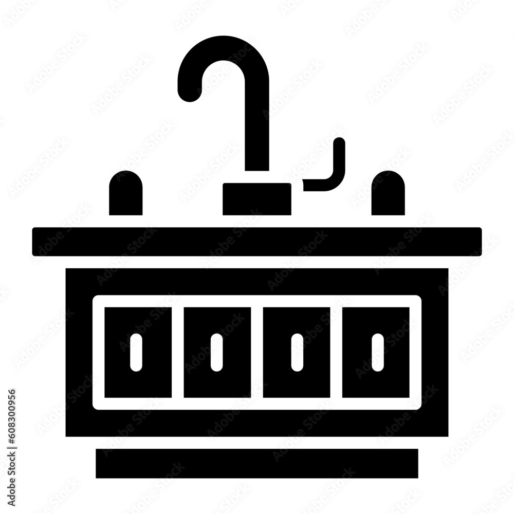 Vector Design Kitchen Sink Icon Style Vector Design Kitchen Sink Icon Style