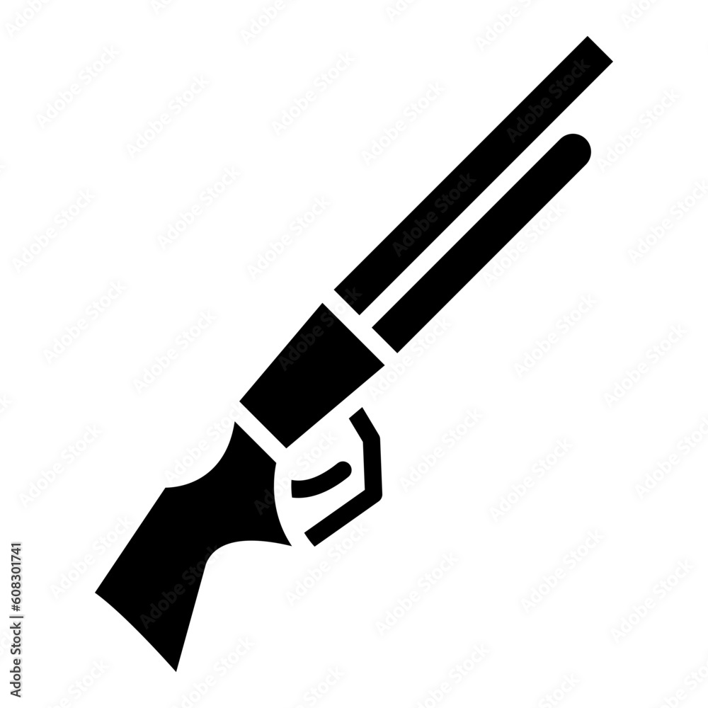 Vector Design Shotgun Icon Style Vector Design Shotgun Icon Style