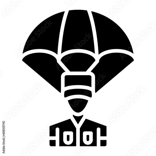 Vector Design Parachute Icon Style photo