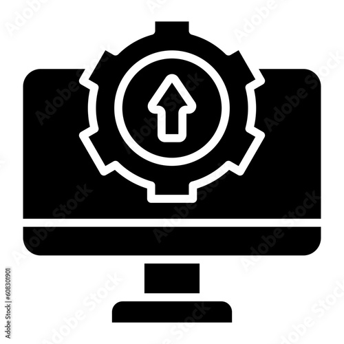 Vector Design Upgrade Desktop Icon Style