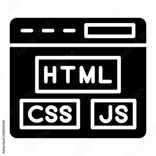 Vector Design Html Js Css Icon Style