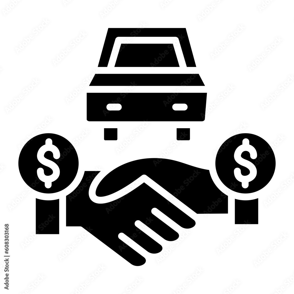 Vector Design Acquisition Fee Icon Style Vector Design Acquisition Fee Icon Style