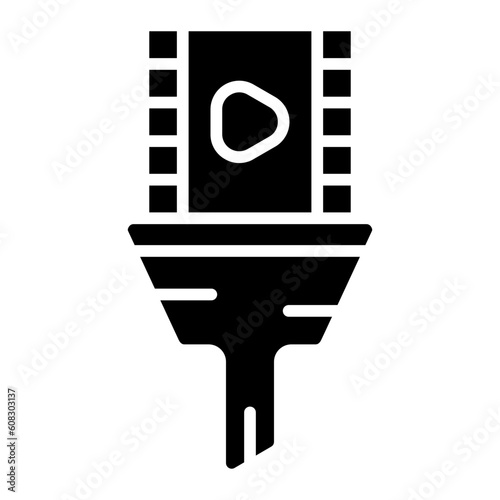 Vector Design Content Curation Icon Style