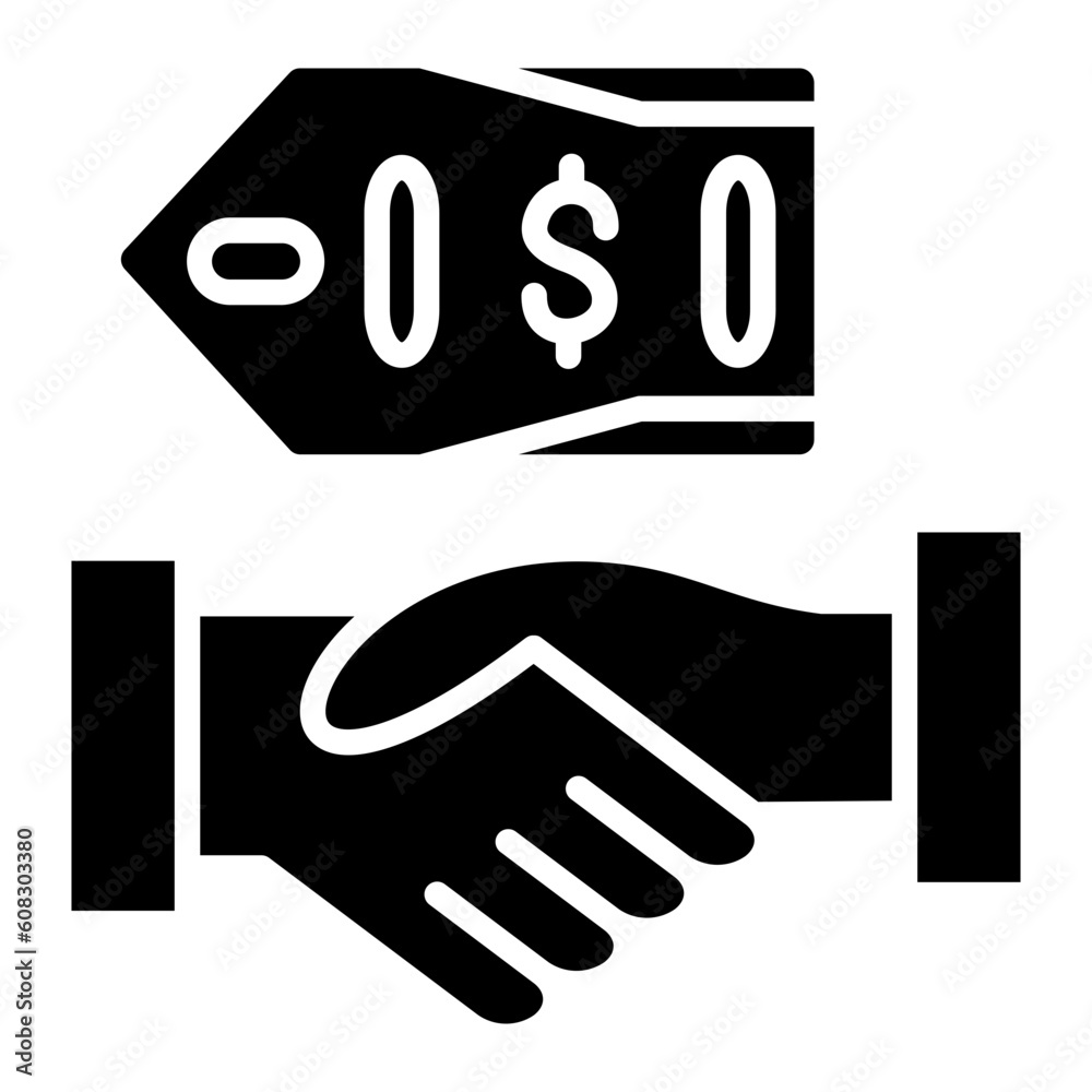 Vector Design Buyout Price Icon Style Vector Design Buyout Price Icon Style