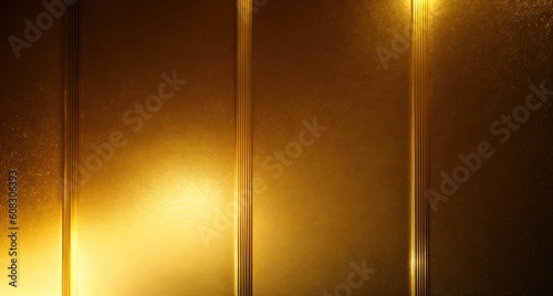 A golden wall with abstract texture that looks beautiful and stunning.  photo